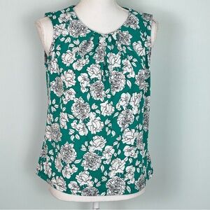 Jones New York Sleeveless Floral Blouse